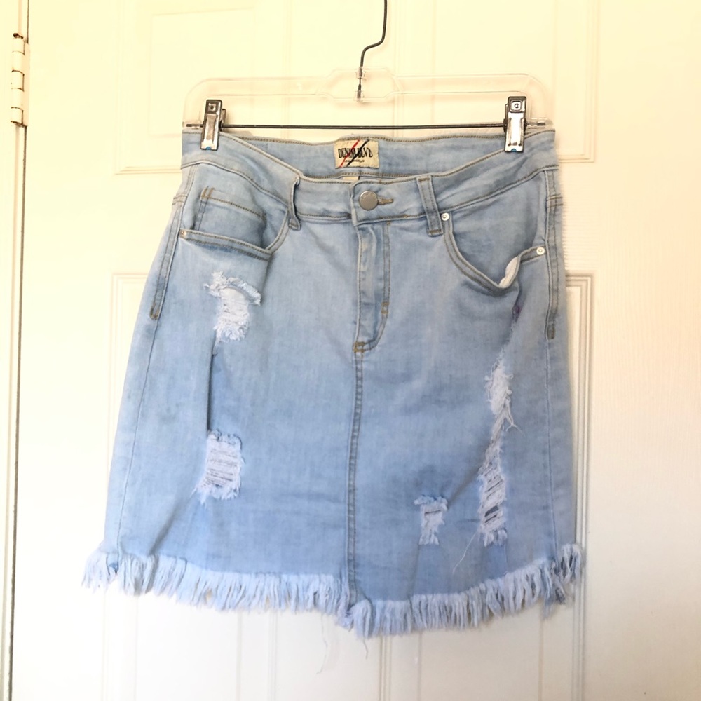 Women’s Denim Jean Skirt - Size L